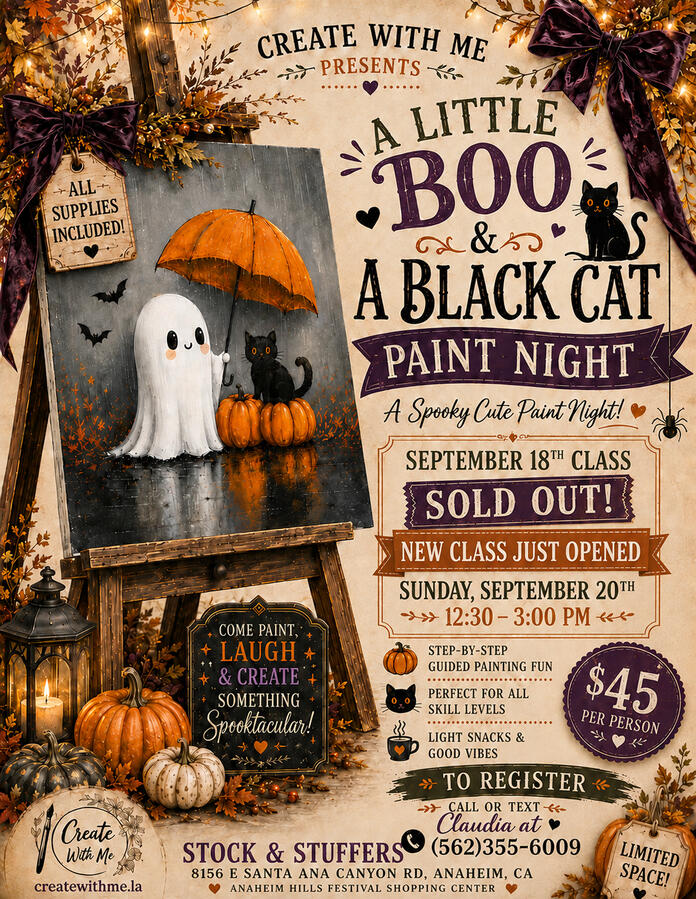 A Little Boo & A Black Cat too