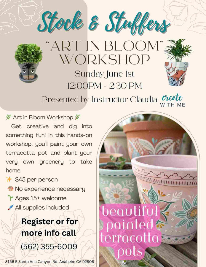 Art in Bloom Workshop