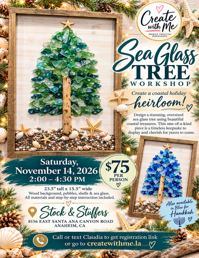 Sea Glass Tree Workshop